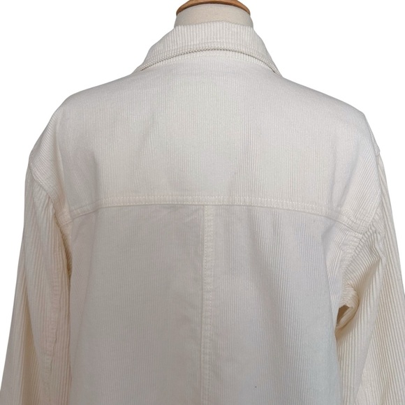 RIP CURL Stevie Cord Cream Shirt Coastal Cowgirl Surfer Style Shacket Size M NWT - Picture 7 of 15